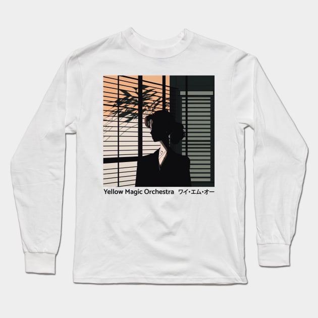 Yellow Magic Orchestra   ワイ・エム・オー  Fan Art Long Sleeve T-Shirt by unknown_pleasures